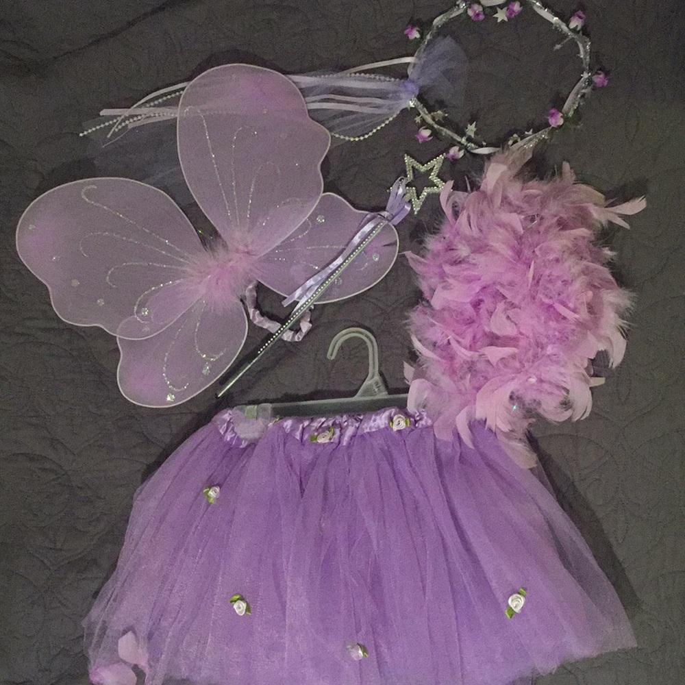 Lavender fairy dress up costume
